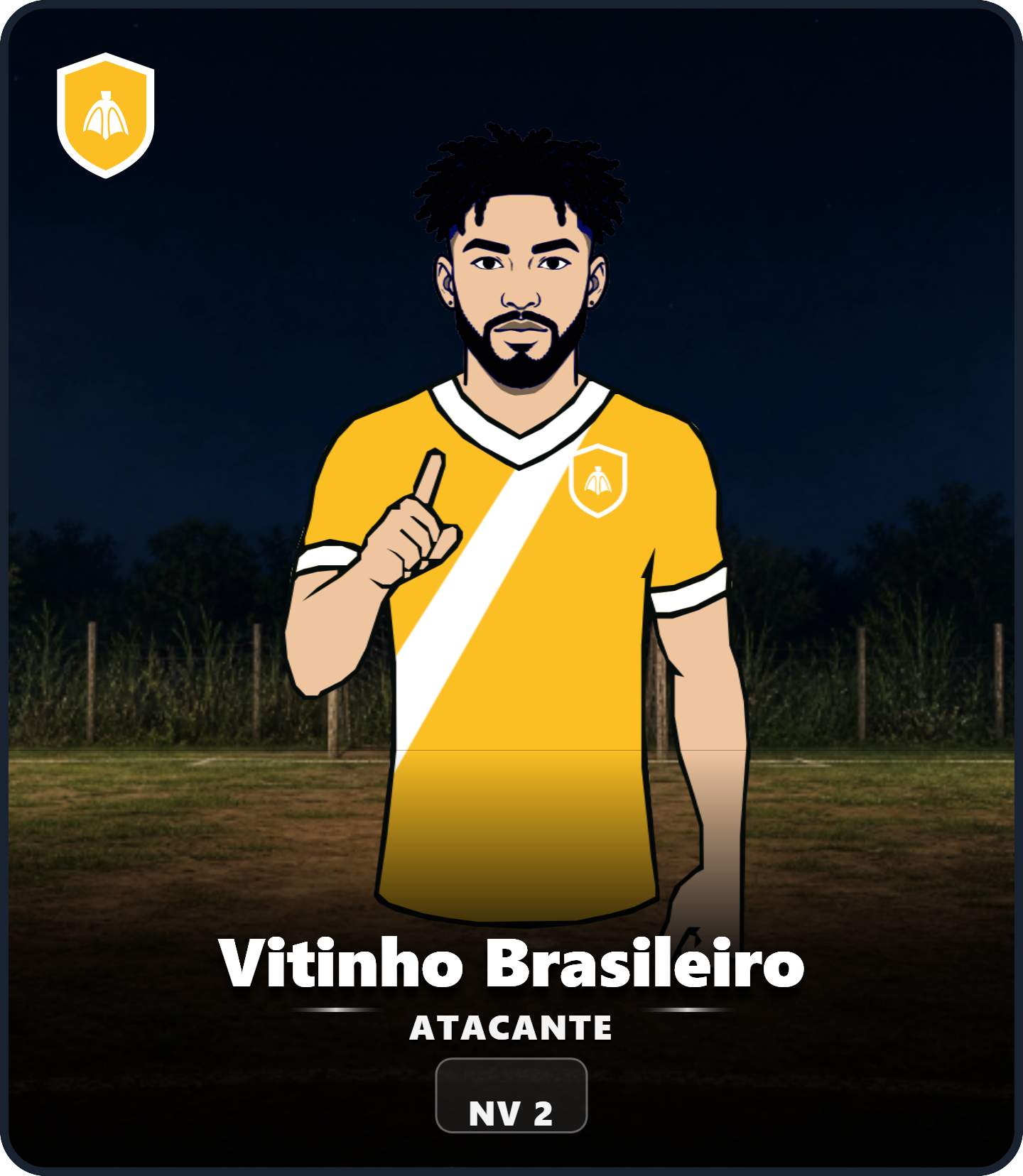 Figurinha de jogador do Pelada CS 1