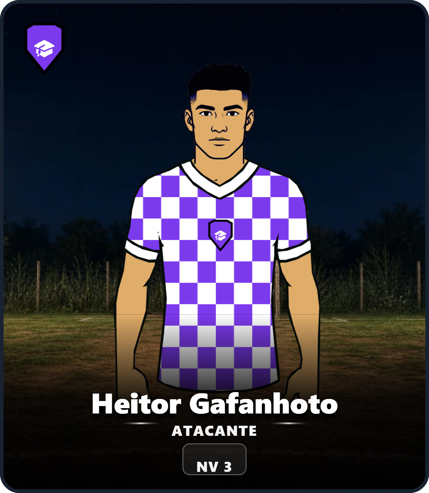 Figurinha de jogador do Pelada CS 3