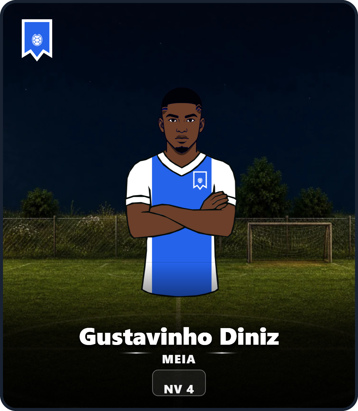 Figurinha de jogador do Pelada CS 8